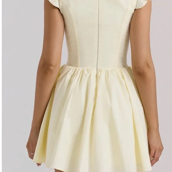 House of CB Light Yellow Dress - Picture 2 of 3